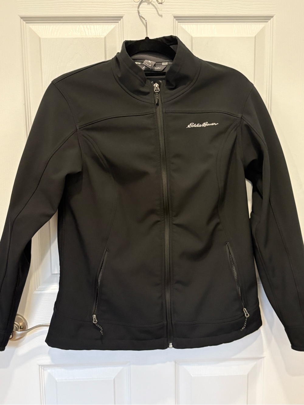 Eddie Bauer Women's Black Softshell Utility Jacket #1168
